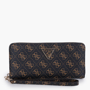 Γυναικείο πορτοφόλι brown logo Guess QL7459146 Γυναικείο πορτοφόλι brown logo Guess QL7459146 WALLETS Guess