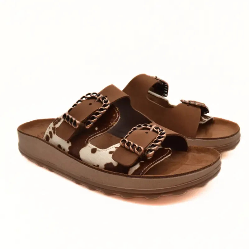 Γυναικεία σανδάλια cacao S363 Fantasy Γυναικεία σανδάλια cacao S363 Fantasy FLAT SANDALS FANTASY SANDALS