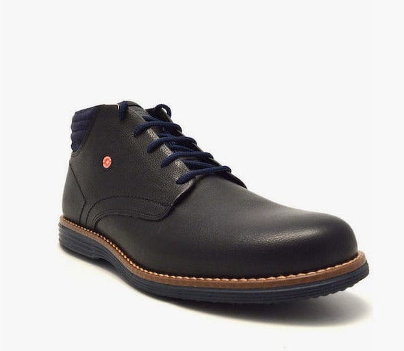 Ανδρικά casual μποτάκια Robinson 70071 μαύρο-La Scarpa Shoes Ανδρικά casual μποτάκια Robinson 70071 μαύρο SMALL MEN BOOTS ROBINSON