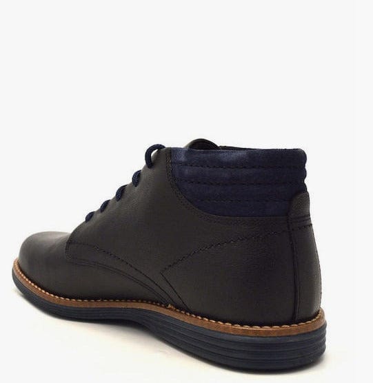 Ανδρικά casual μποτάκια Robinson 70071 μαύρο-La Scarpa Shoes Ανδρικά casual μποτάκια Robinson 70071 μαύρο SMALL MEN BOOTS ROBINSON