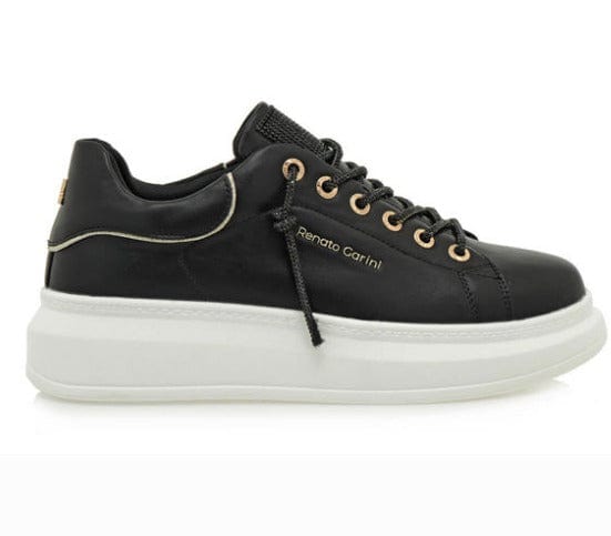 Γυναικεία sneakers Renato Garini 532 μαύρα CASUAL TSAKIRIS MALLAS