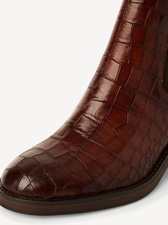 Γυναικείο μποτάκι τύπου τσέλσι cognac 1-25307 Γυναικείο μποτάκι τύπου τσέλσι cognac 1-25307 SMALL BOOTS TAMARIS