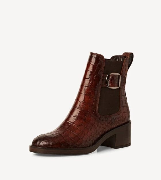 Γυναικείο μποτάκι τύπου τσέλσι cognac 1-25307 Γυναικείο μποτάκι τύπου τσέλσι cognac 1-25307 SMALL BOOTS TAMARIS
