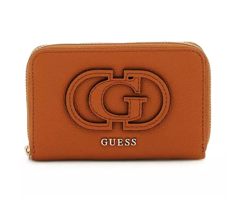Γυναικείο πορτοφόλι Cognac Guess BG9636140 Γυναικείο πορτοφόλι Cognac Guess BG9636140 WALLETS Guess