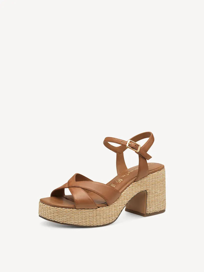 Γυναικεία σανδάλια cognac Tamaris 1-28313 Γυναικεία σανδάλια cognac Tamaris 1-28313 SANDALS TAMARIS