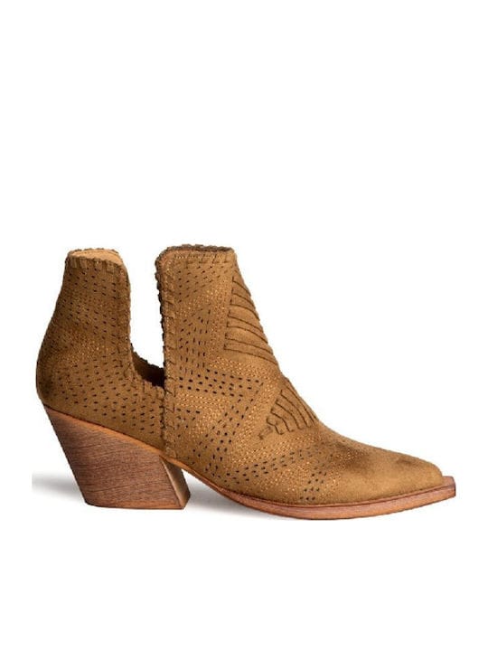 Γυναικεία μποτάκια Corina M6005 καφέ Γυναικεία μποτάκια Corina M6005 καφέ SMALL BOOTS corina