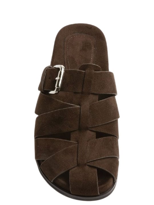 Γυναικεία σαμπό καφέ Corina M6412 Γυναικεία σαμπό καφέ Corina M6412 CASUAL corina