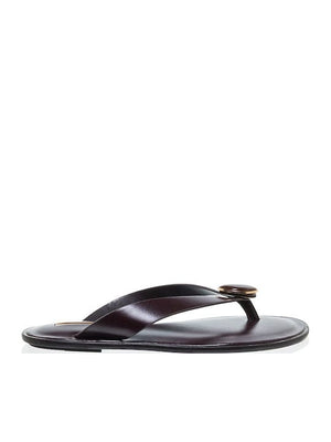 Γυναικεία σανδάλια μπορντό Corina M6445 Γυναικεία σανδάλια μπορντό Corina M6445 FLAT SANDALS corina