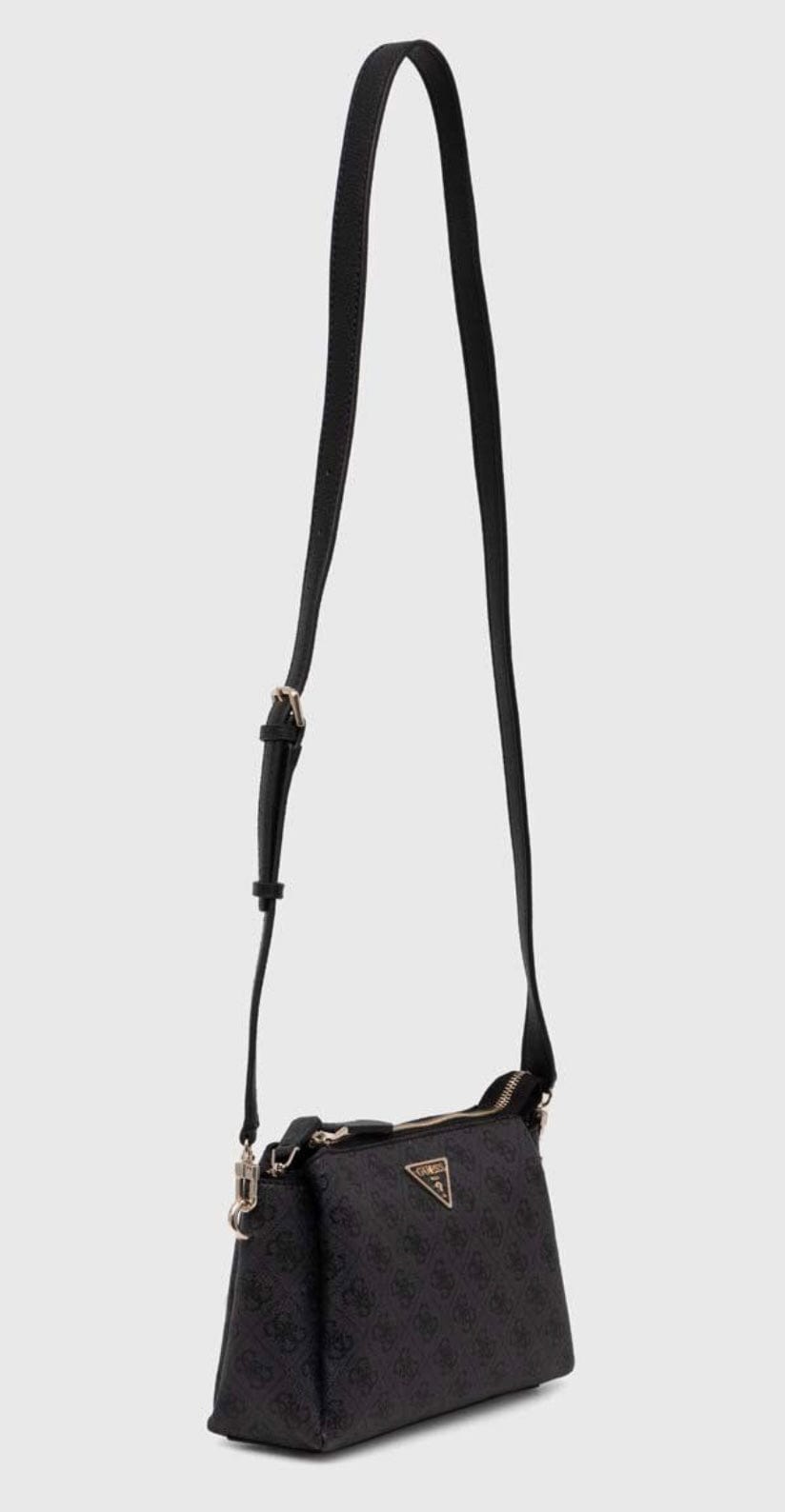 Γυναικεία τσάντα Guess noelle black crossbody Crosswise Guess