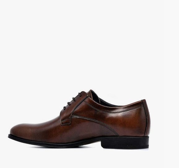 Ανδρικά δερμάτινα παπούτσια Damiani 1197  κονιάκ-La Scarpa Shoes Ανδρικά δερμάτινα παπούτσια Damiani 1197  κονιάκ Abiye Damiani