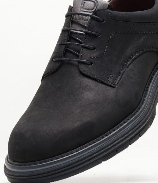 Ανδρικά δερμάτινα παπούτσια   Damiani 5200 μαύρο-La Scarpa Shoes Ανδρικά δερμάτινα παπούτσια   Damiani 5200 μαύρο MEN CASUAL Damiani