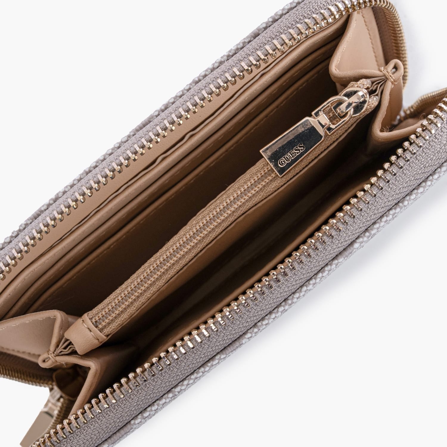 Γυναικείο πορτοφόλι dark taupe Guess SG7459140 Γυναικείο πορτοφόλι dark taupe Guess SG7459140 WALLETS Guess