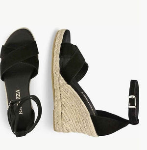Γυναικείες πλατφόρμες Ragazza 0696 μαύρο ESPADRILLES RAGAZZA