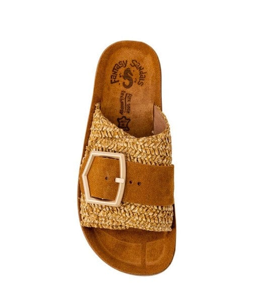 Γυναικεία σανδάλια Fantasy Sandals S335 Korina tampa raffia-La Scarpa Shoes Γυναικεία σανδάλια Fantasy Sandals S335 Korina tampa raffia FLAT SANDALS FANTASY SANDALS