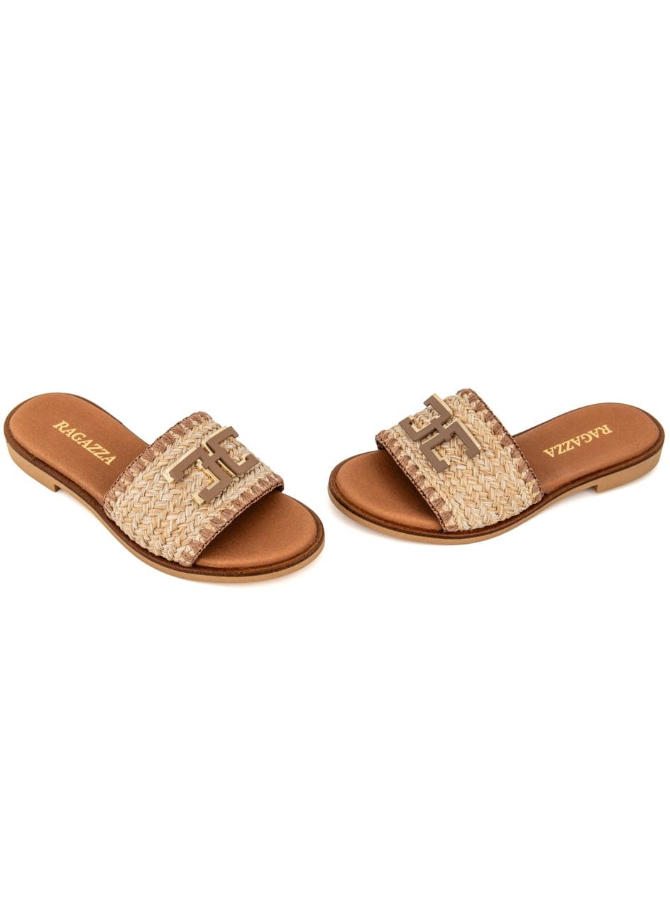Γυναικεία Flat Ragazza 01015 beige Γυναικεία Flat Ragazza 01015 beige FLAT SANDALS RAGAZZA