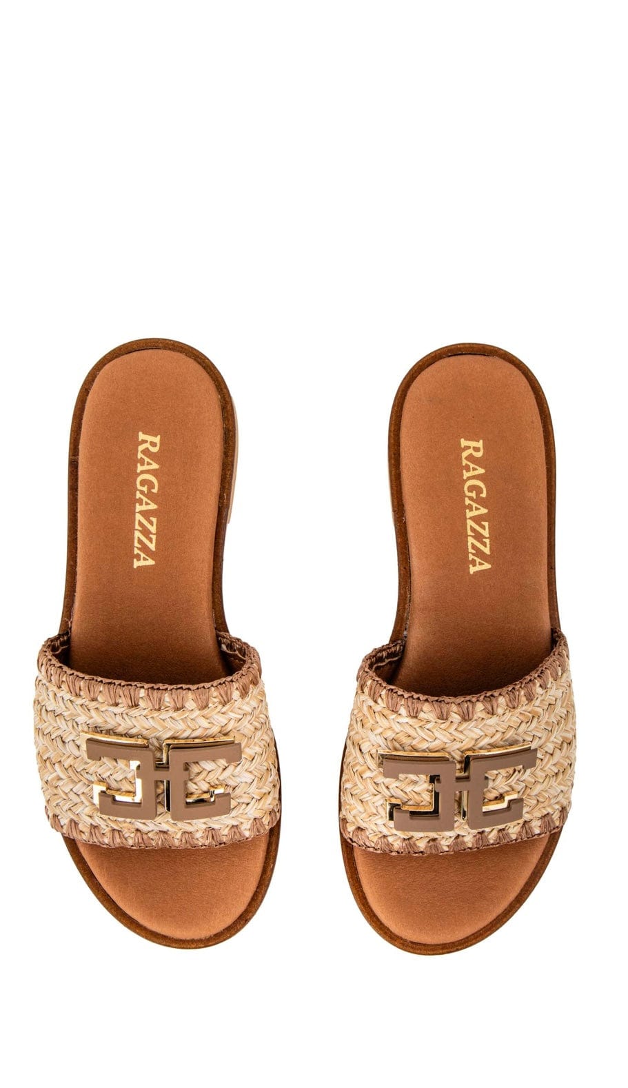Γυναικεία Flat Ragazza 01015 beige Γυναικεία Flat Ragazza 01015 beige FLAT SANDALS RAGAZZA