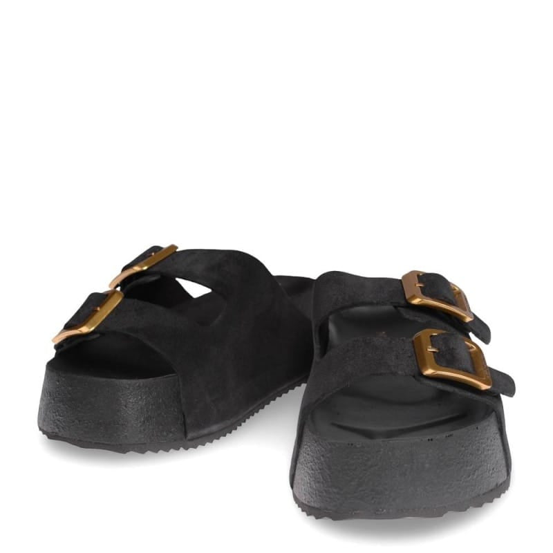 Γυναικεία Flat sandals 29252 Myconian μαύρο Γυναικεία Flat sandals 29252 Myconian μαύρο FLAT SANDALS ROBINSON WOMEN