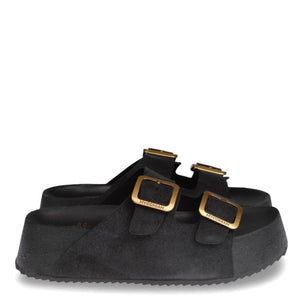 Γυναικεία Flat sandals 29252 Myconian μαύρο Γυναικεία Flat sandals 29252 Myconian μαύρο FLAT SANDALS ROBINSON WOMEN