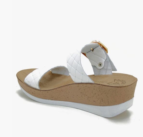 Fantasy sandals S5002 Artemis white softy FLAT SANDALS FANTASY SANDALS