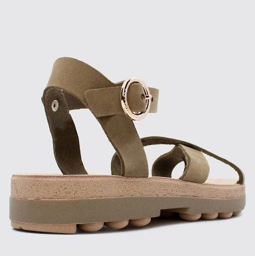 Fantasy sandals  S9045 river kaky FLAT SANDALS FANTASY SANDALS