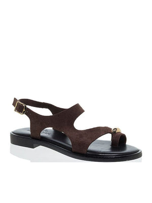 Γυναικεία Flat sandals Myconian καφέ 21176 Γυναικεία Flat sandals Myconian καφέ 21176 FLAT SANDALS ROBINSON WOMEN