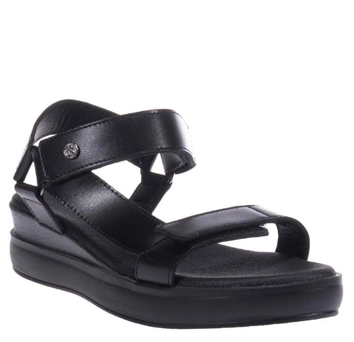 Γυναικεία πέδιλα Ragazza 0418-A μαύρο FLAT SANDALS RAGAZZA