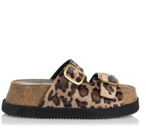 Γυναικεία σανδάλια Sante 24-437 animal print FLAT SANDALS SANTE