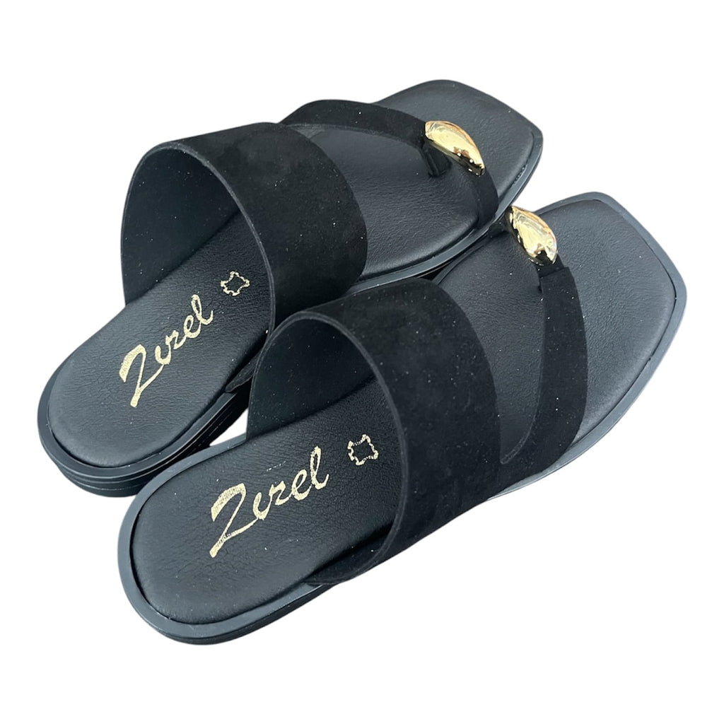Flat sandals Zizel 230 μαύρο Flat sandals Zizel 230 μαύρο FLAT SANDALS zizel