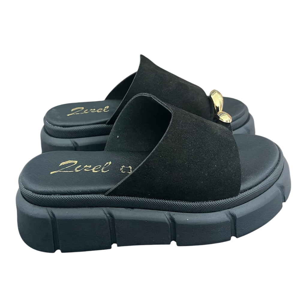 Flat sandals Zizel 703 μαύρο Flat sandals Zizel 703 μαύρο FLAT SANDALS zizel