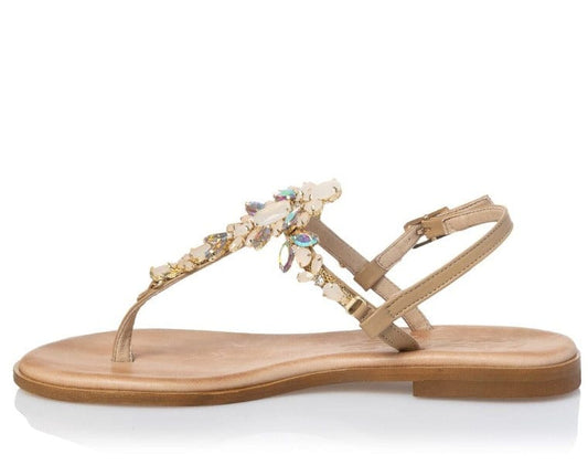 Γυναικεία Flatforms Sante 25-450 beige Γυναικεία Flatforms Sante 25-450 beige FLAT SANDALS SANTE