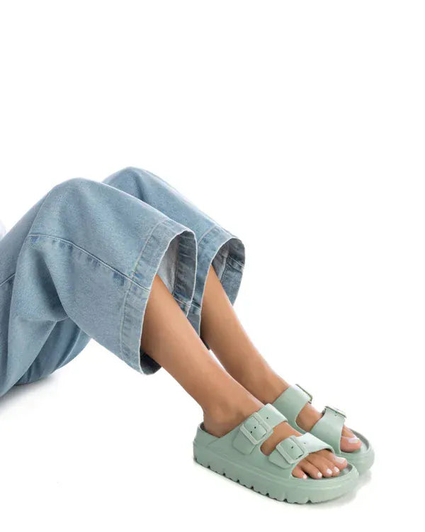 Γυναικεία Flats aqua XTI 142550 Γυναικεία Flats aqua XTI 142550 FLAT SANDALS XTI