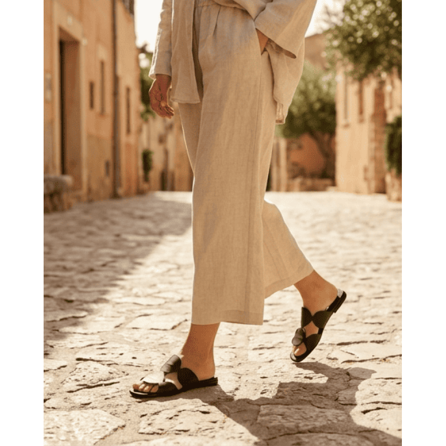 Γυναικεία Flats Avenue μαύρο 18 Γυναικεία Flats Avenue μαύρο 18 FLAT SANDALS Avenue