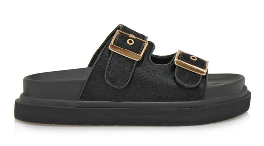 Γυναικεία Flats exe 232 black Γυναικεία Flats exe 232 black FLAT SANDALS TSAKIRIS MALLAS