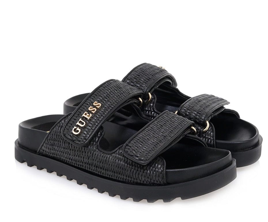 Γυναικεία Flats Guess FLJFDEFAP19 black Γυναικεία Flats Guess FLJFDEFAP19 black FLAT SANDALS Guess shoes