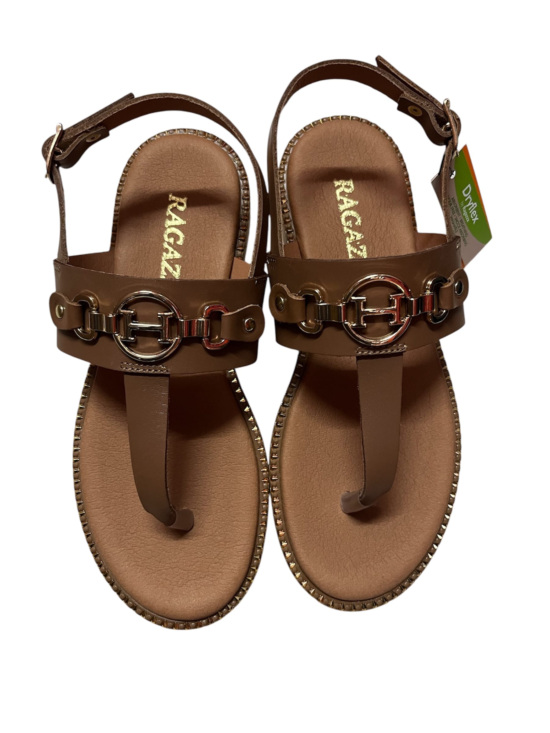 Γυναικεία Flats καφέ Ragazza 01070 Γυναικεία Flats καφέ Ragazza 01070 FLAT SANDALS RAGAZZA