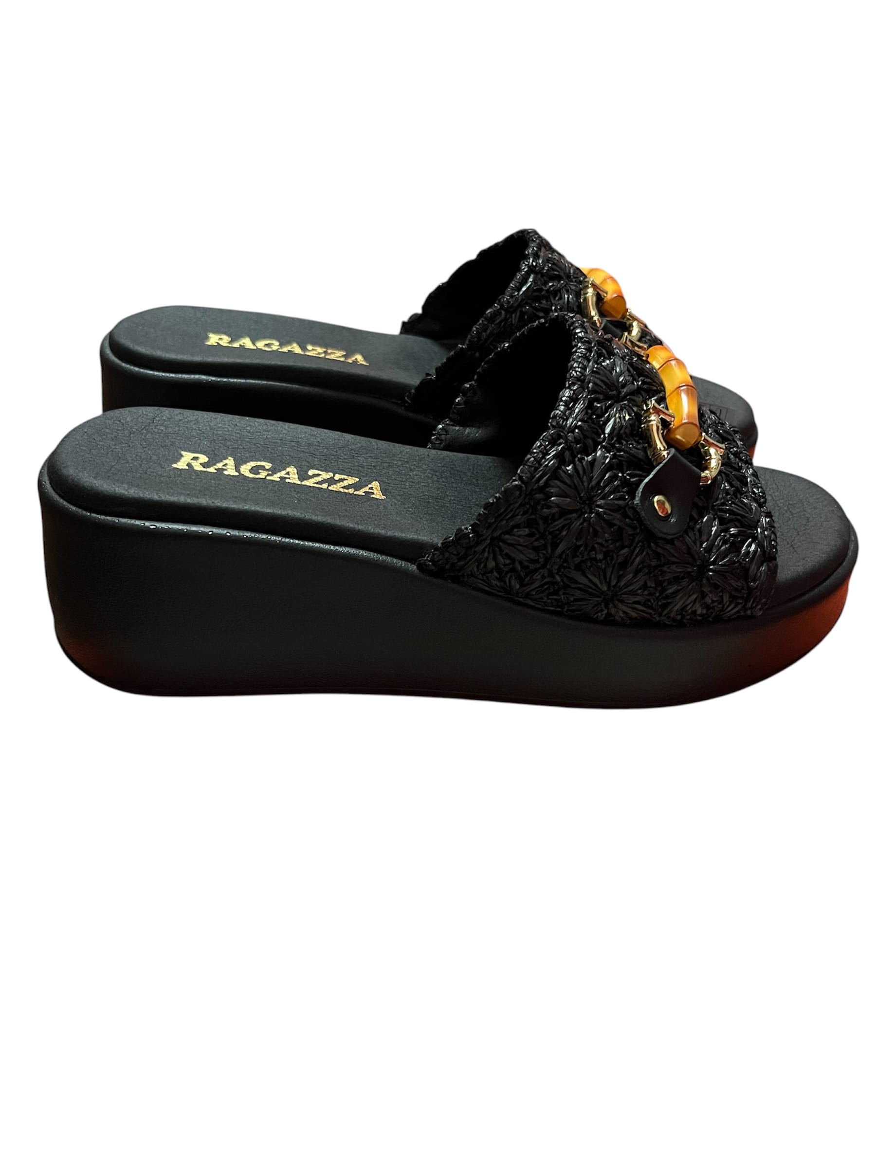 Γυναικεία Flats μαύρο Ragazza 01155 Γυναικεία Flats μαύρο Ragazza 01155 FLAT SANDALS RAGAZZA
