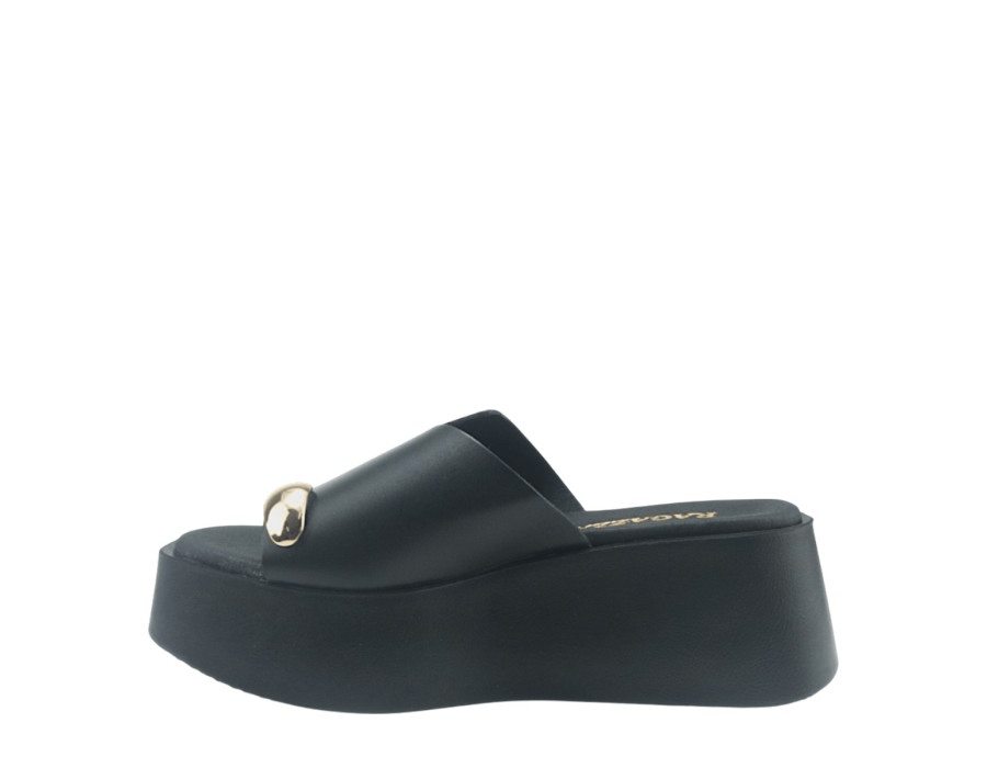 Γυναικεία Flats μαύρο Ragazza 01215 Γυναικεία Flats μαύρο Ragazza 01215 FLAT SANDALS RAGAZZA