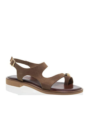 Γυναικεία Flats sandals Myconian τάουπε 21176 Γυναικεία Flats sandals Myconian τάουπε 21176 FLAT SANDALS ROBINSON