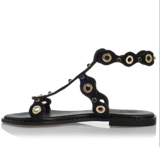 Γυναικεία Flats Sante 25-415 black Γυναικεία Flats Sante 25-415 black FLAT SANDALS SANTE