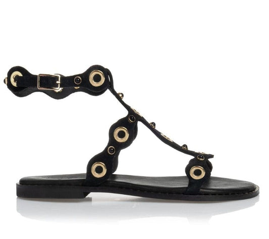 Γυναικεία Flats Sante 25-415 black Γυναικεία Flats Sante 25-415 black FLAT SANDALS SANTE
