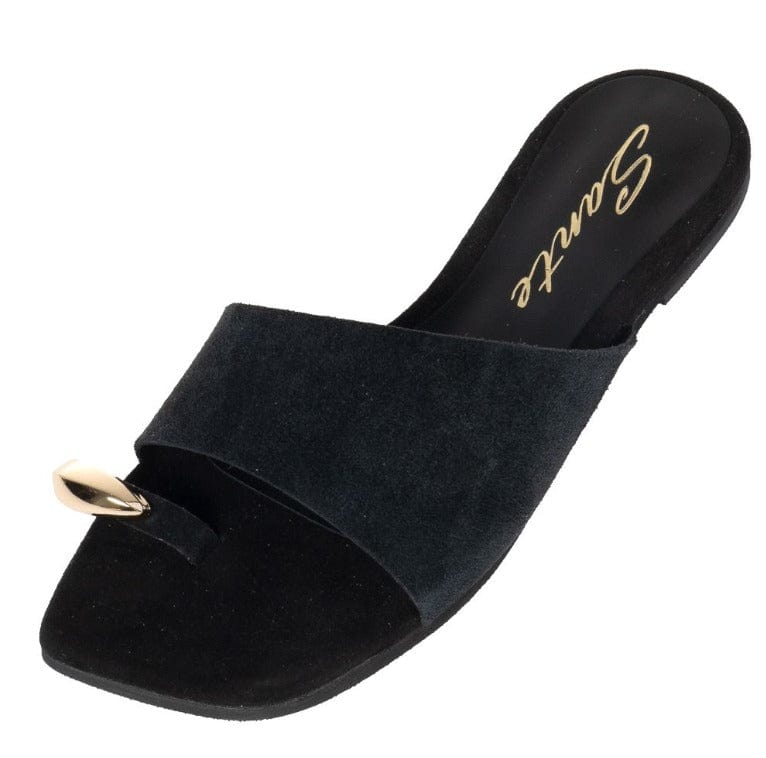 Γυναικεία Flats Sante 25-417 μαύρο Γυναικεία Flats Sante 25-417 μαύρο FLAT SANDALS SANTE