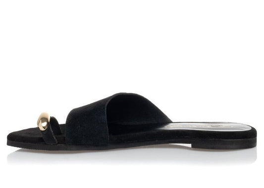 Γυναικεία Flats Sante 25-417 μαύρο Γυναικεία Flats Sante 25-417 μαύρο FLAT SANDALS SANTE