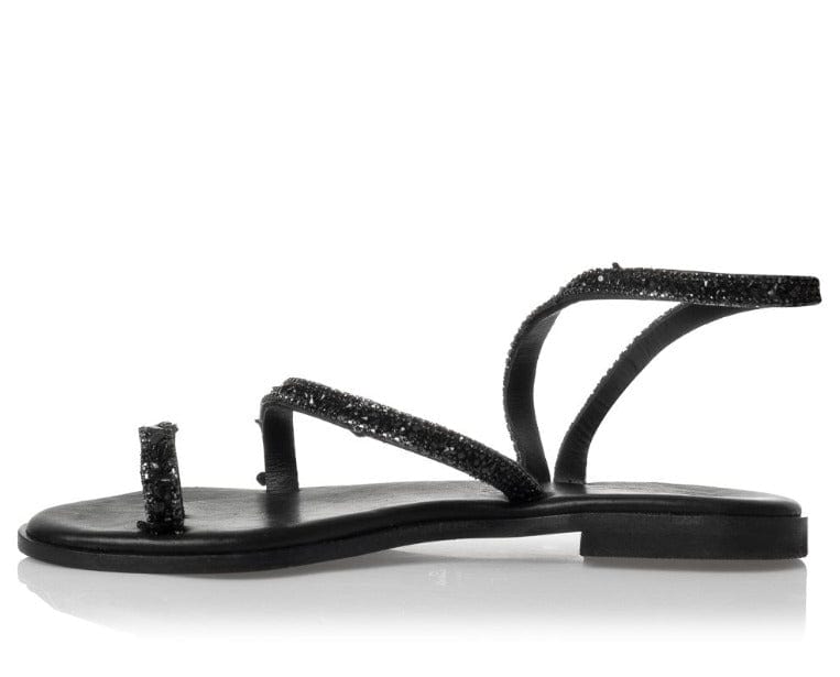 Γυναικεία Flats Sante black 25-405 Γυναικεία Flats Sante black 25-405 FLAT SANDALS SANTE