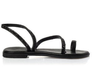 Γυναικεία Flats Sante black 25-405 Γυναικεία Flats Sante black 25-405 FLAT SANDALS SANTE