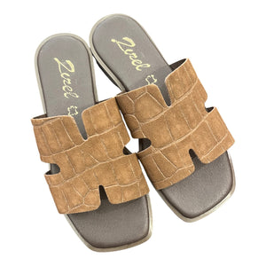 Γυναικεία Flats Zizel καφέ 255 Γυναικεία Flats Zizel καφέ 255 FLAT SANDALS zizel