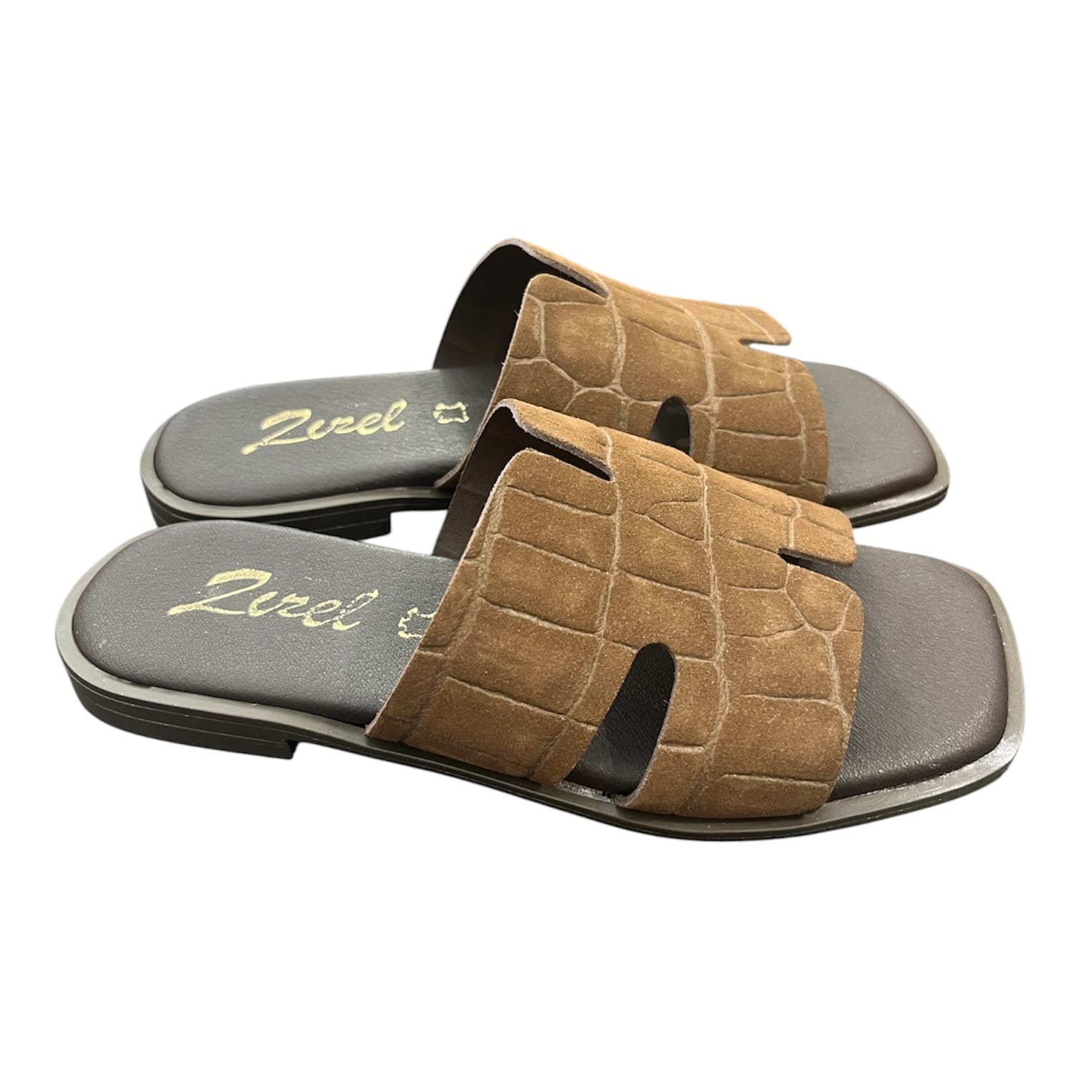 Γυναικεία Flats Zizel καφέ 255 Γυναικεία Flats Zizel καφέ 255 FLAT SANDALS zizel