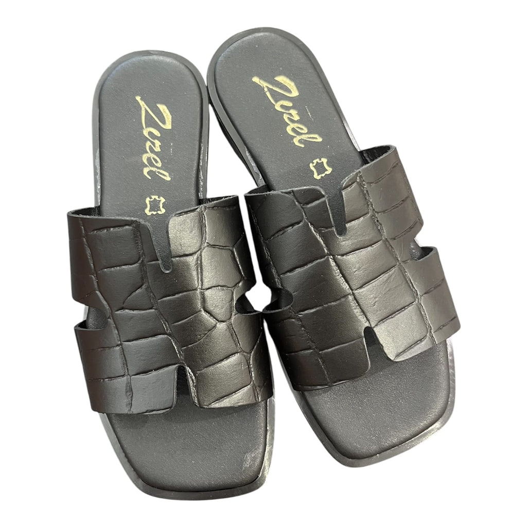 Γυναικεία Flats Zizel μαύρο 255 Γυναικεία Flats Zizel μαύρο 255 FLAT SANDALS zizel