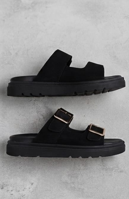 Γυναικεία Flats Zizel 990 μαύρο Γυναικεία Flats Zizel 990 μαύρο FLAT SANDALS La Scarpa Shoes