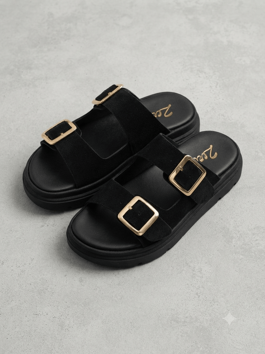 Γυναικεία Flats Zizel 990 μαύρο Γυναικεία Flats Zizel 990 μαύρο FLAT SANDALS La Scarpa Shoes