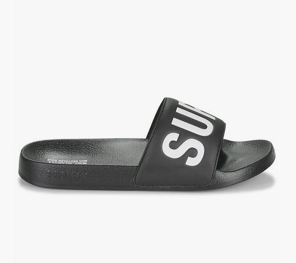 Ανδρικές παντόφλες Superdry MF310256A black/optic FLIP FLOPS SUPERDRY